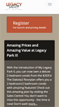 Mobile Screenshot of mylegacypark.com